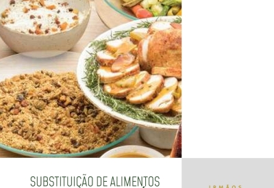 Substituição de alimentos para ceia saudável e menos calórica